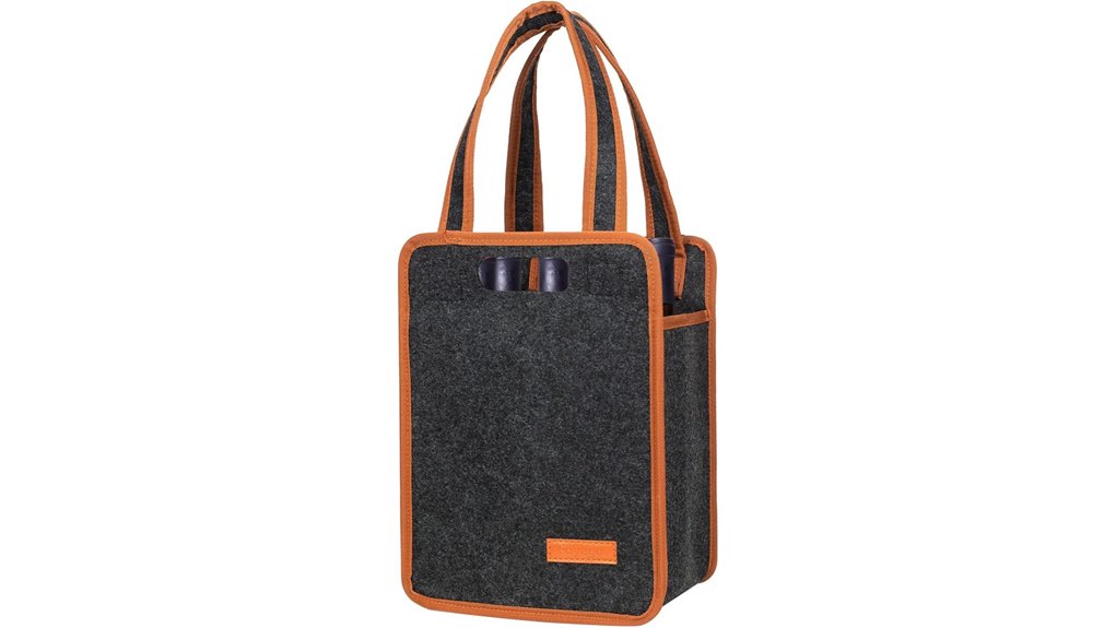 foyego 6 bottle wine tote