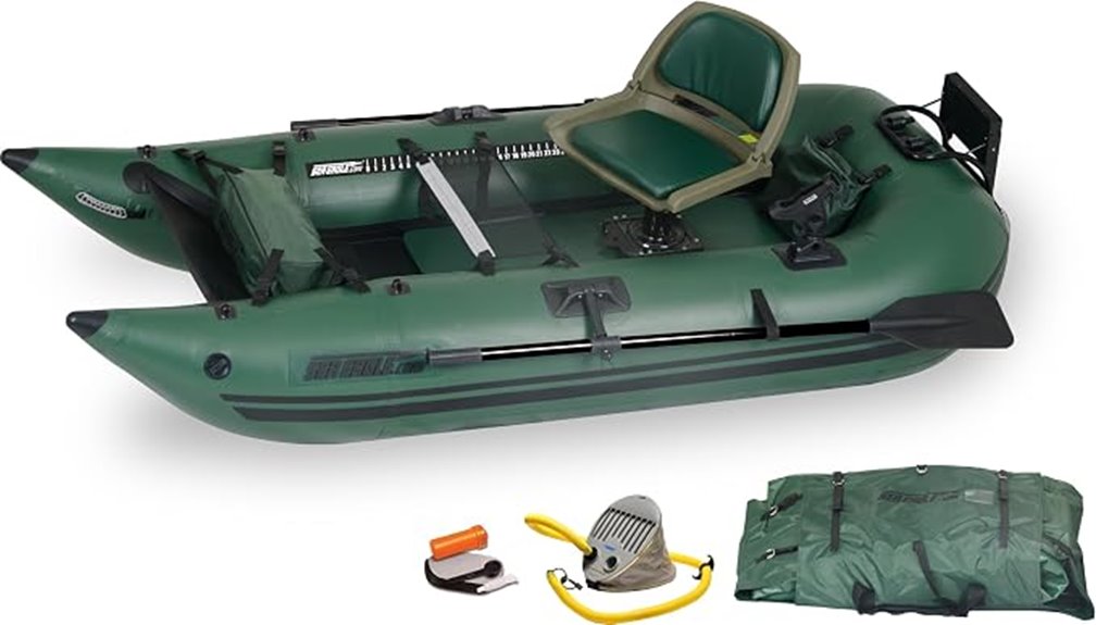 frameless 9ft inflatable pontoon