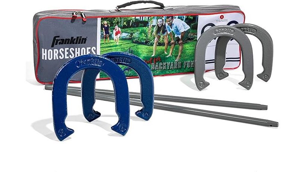 franklin metal horseshoes set