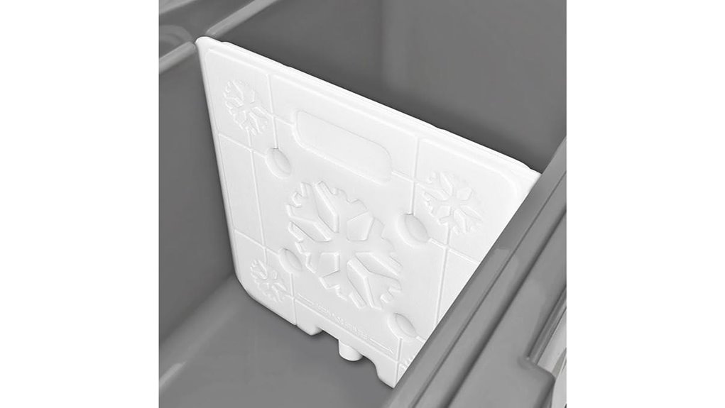 freezable ice pack divider