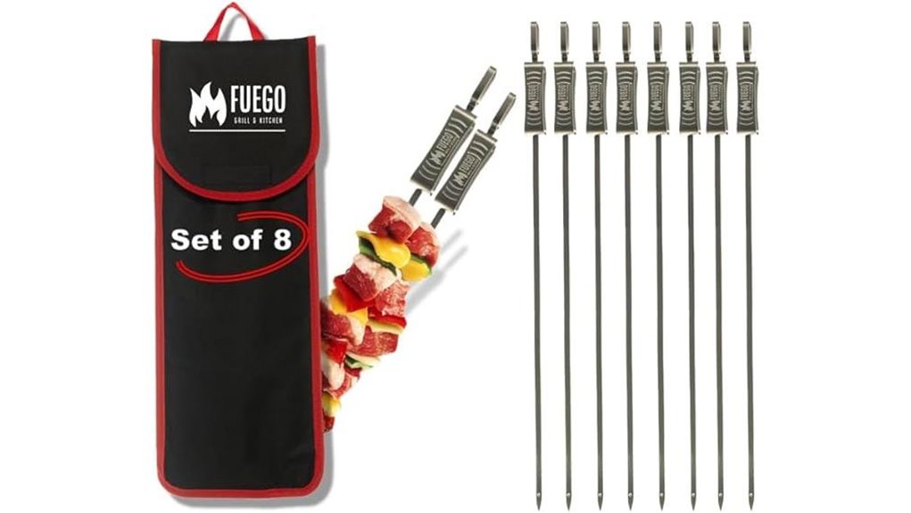 fuego 17 inch stainless skewers