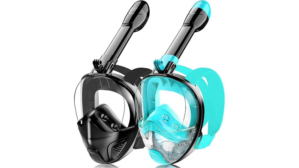 full face mask camera mount