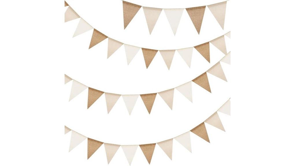 g2plus burlap wedding bunting