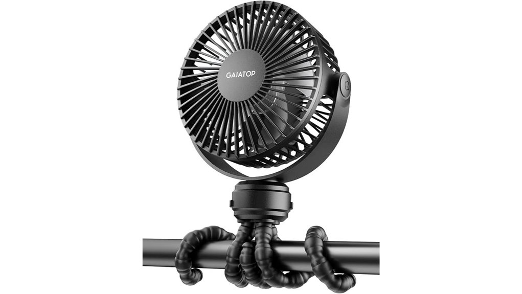 gaiatop mini stroller fan