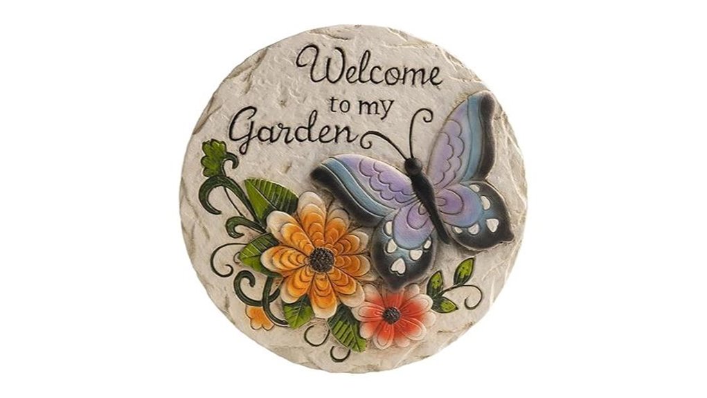 garden butterfly step stones