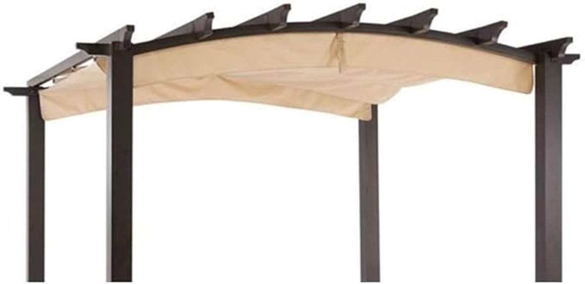 garden winds beige canopy