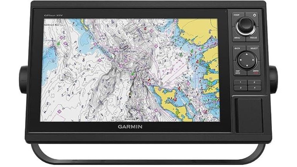garmin 12 inch navionics sideview