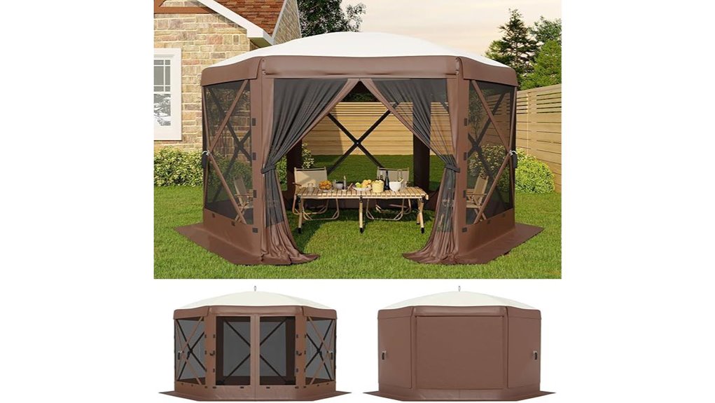 garveelife 11 5 6 sided canopy