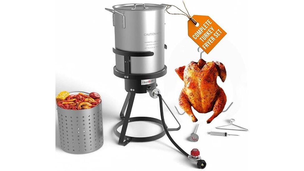 gasone turkey seafood fryer