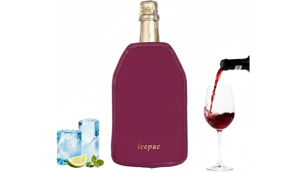 gel wine cooler sleeve