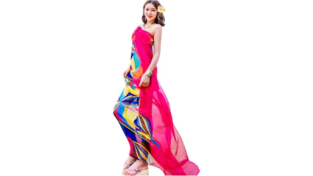 gerinly plus size chiffon wrap