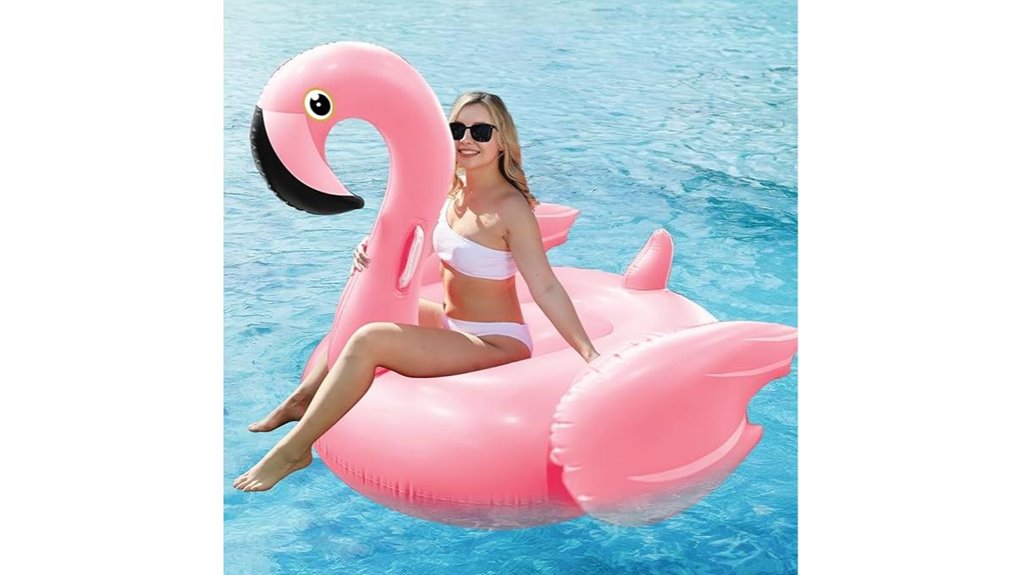 giant flamingo pool float