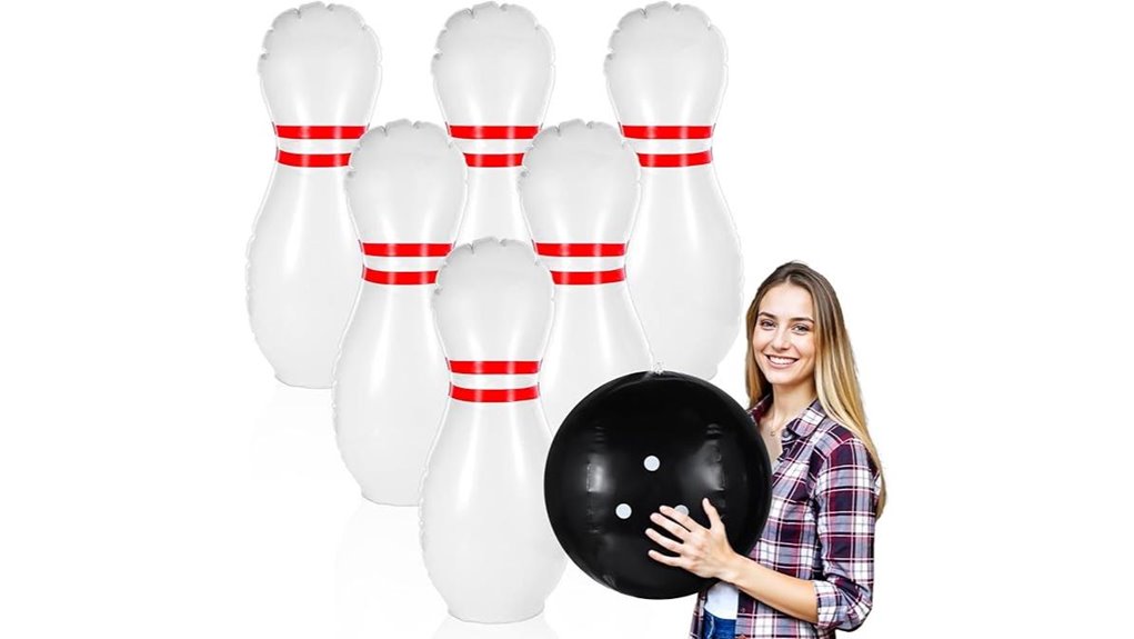 giant inflatable bowling set