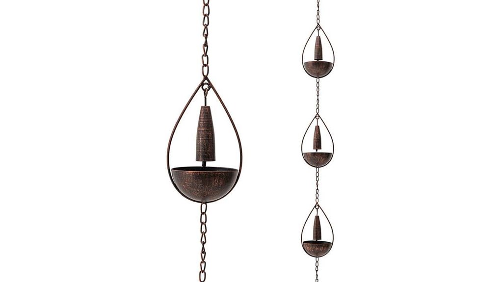 glitzhome 8 5 foot copper chains