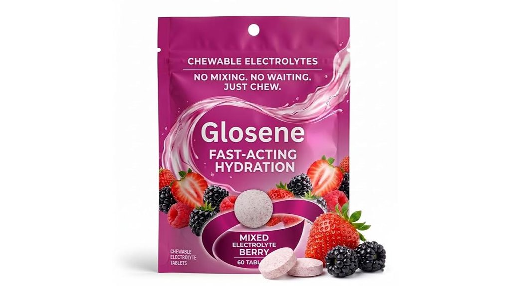 glosene 60 count berry chews