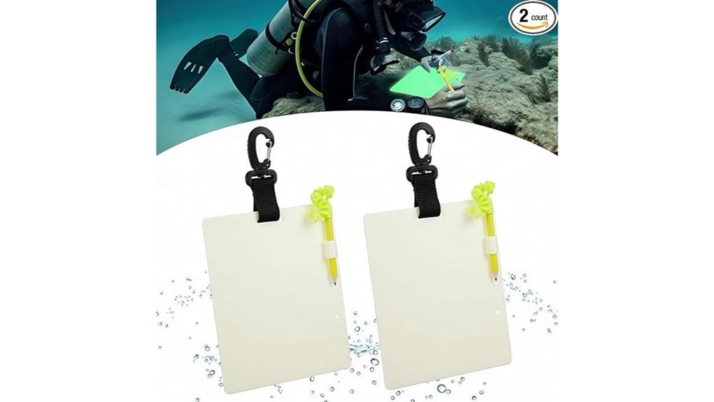 glow in dark dive slate clip