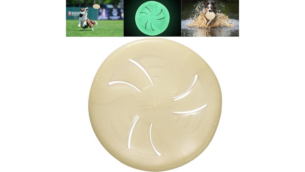 glowing 9 inch dog disc