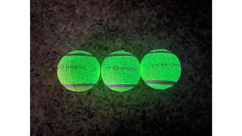 glowing dog tennis pack