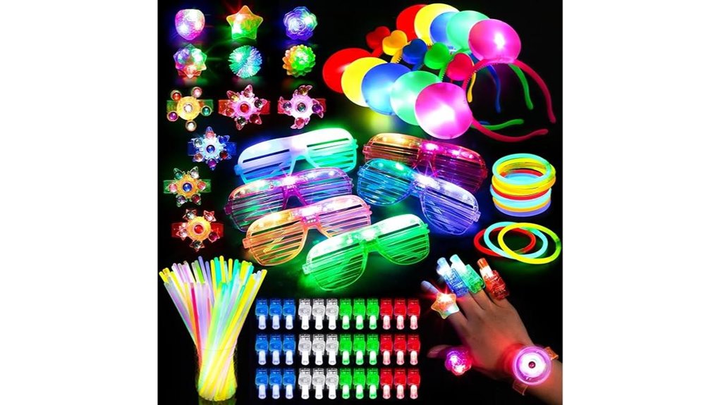 glowing mocoosy party set