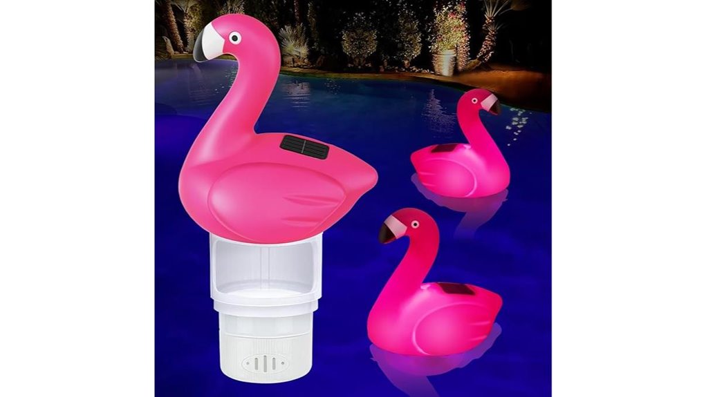 glowing solar chlorine floater