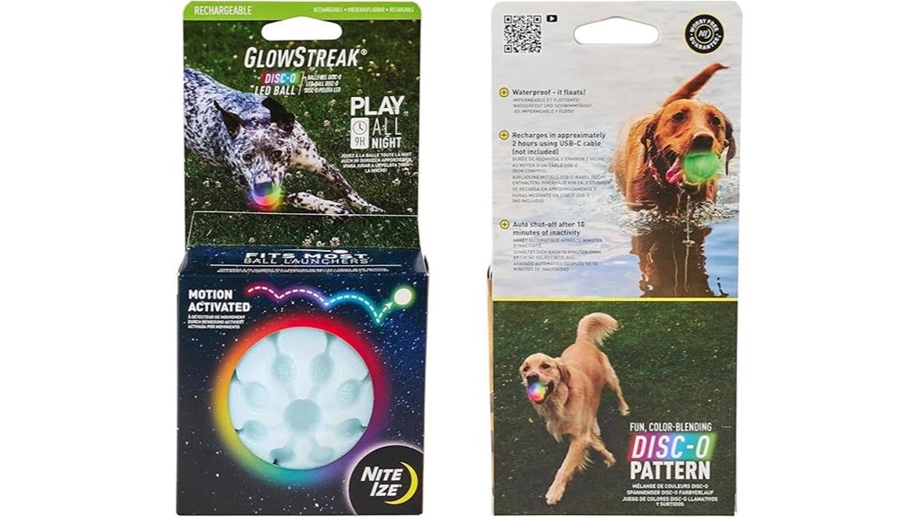 glowstreak rechargeable led ball