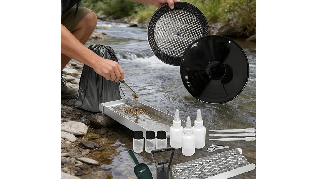 gold 16 piece sluice kit