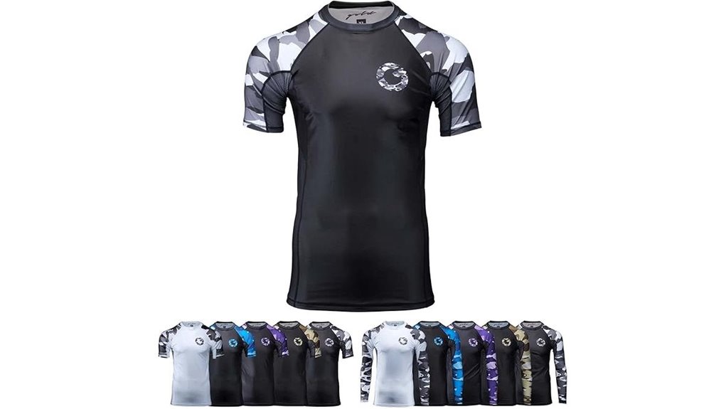 gold camo bjj rashguard