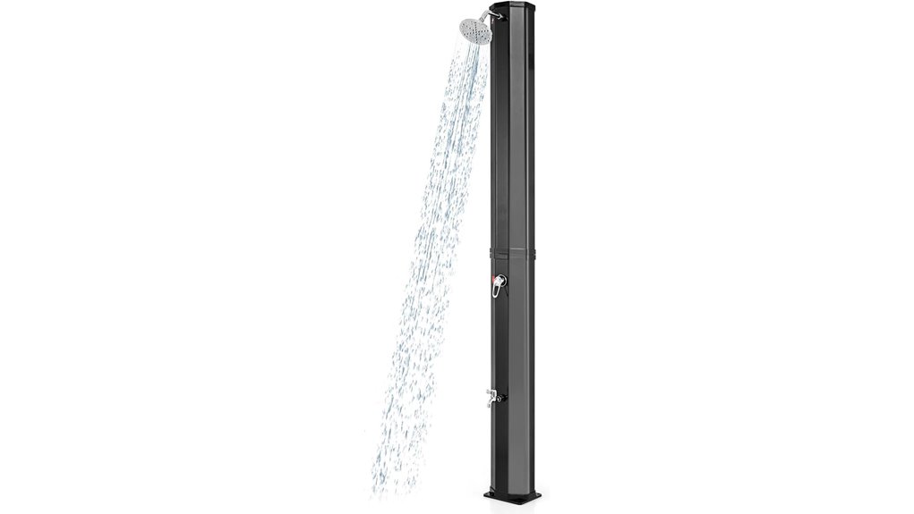 goplus 15 9 gallon solar shower