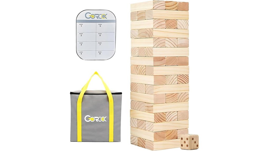 gorock 57 piece tumbling tower