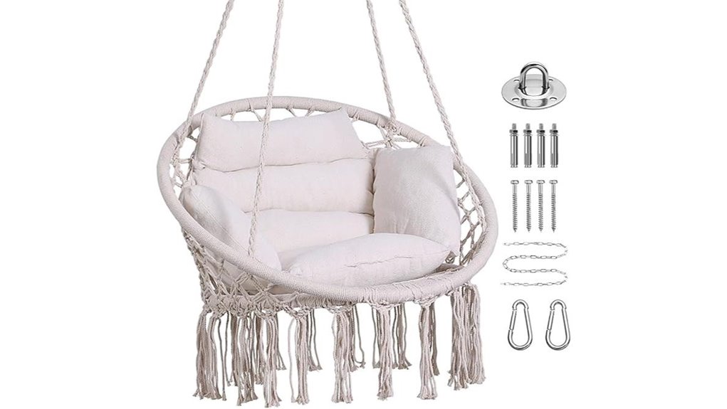 goutime macrame swing cushion