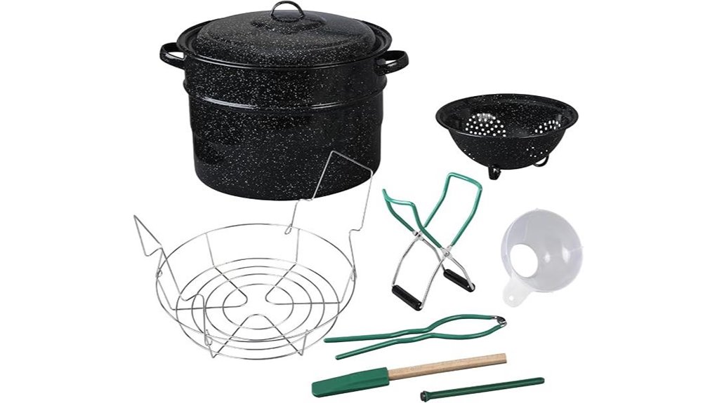 granite ware 9 piece enamel