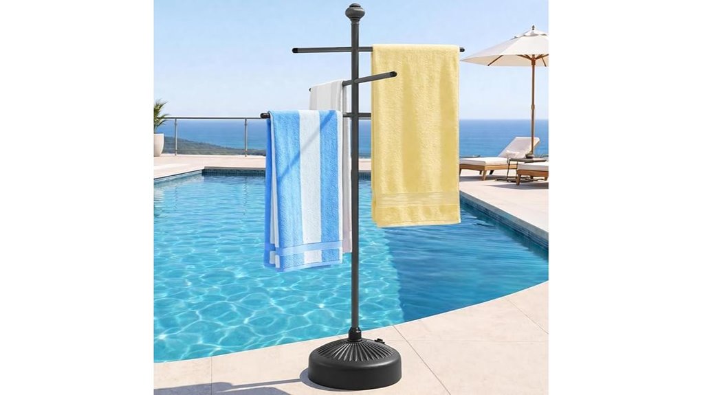gray 59 inch pool rack