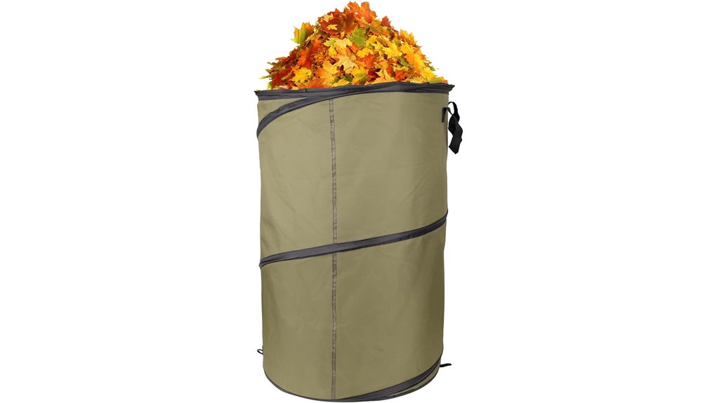 green 30 gallon collapsible trash
