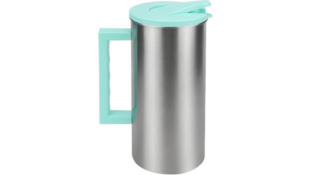 green 60oz insulated pitcher