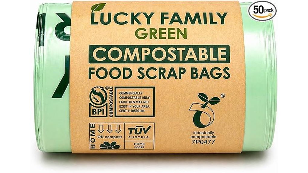 green compostable trash bags