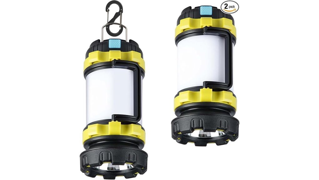 green led camping lantern