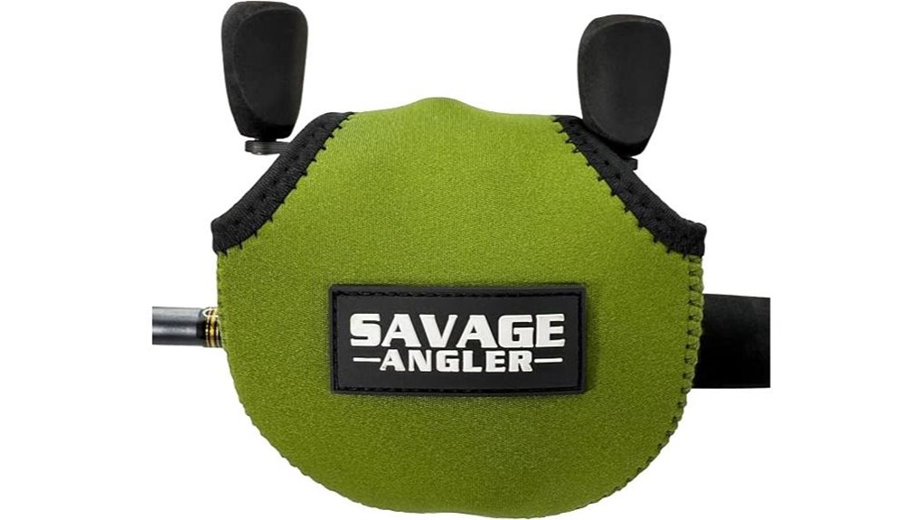 green neoprene baitcast cover