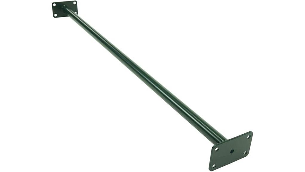 green outdoor pull up bar