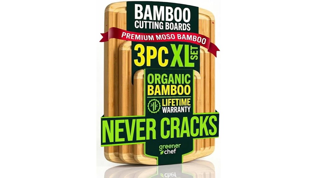 greener chef bamboo set