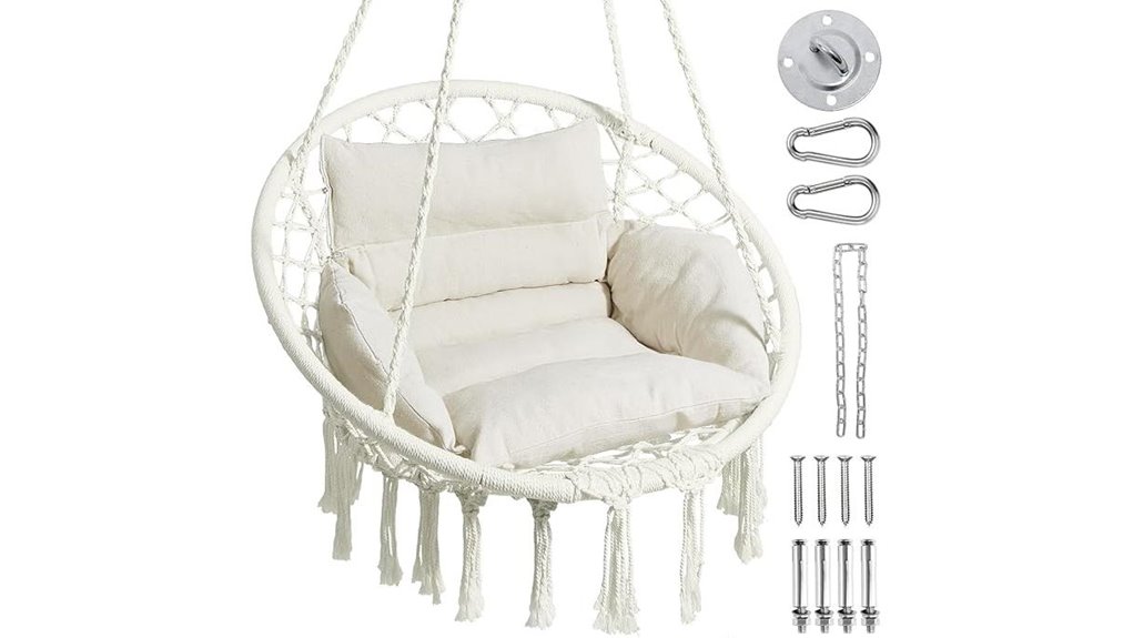 greenstell boho macrame chair