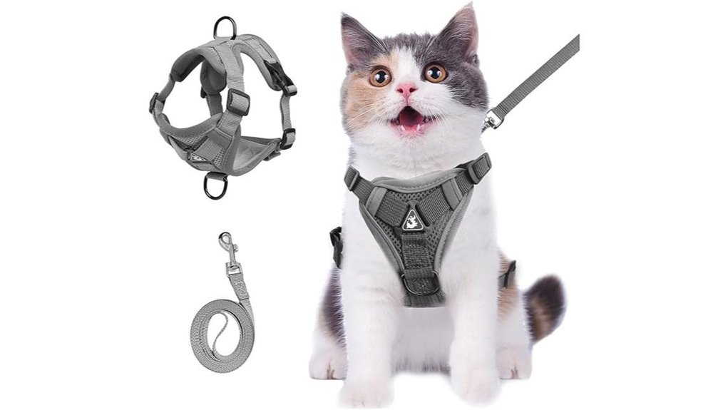 grey wanheart cat harness