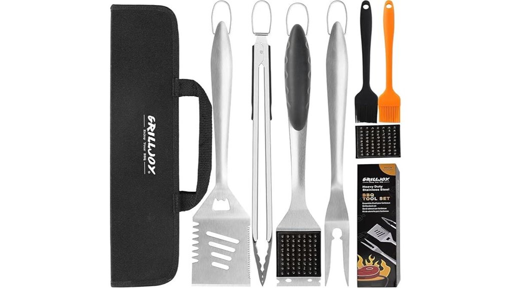 grilljoy 8 piece bbq set