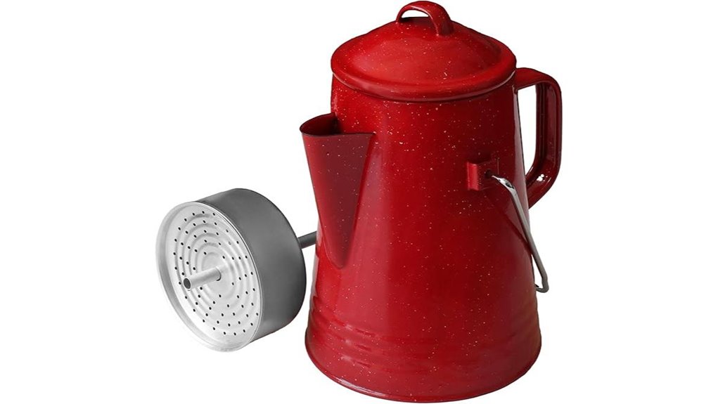 grip red 8 cup percolator