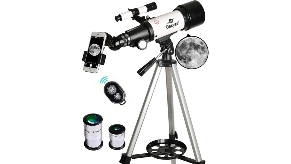 gskyer 70mm refractor telescope
