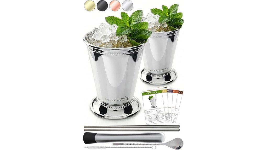 gusto stainless mint julep