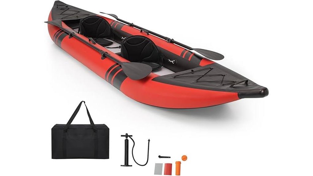 gymax 12 5ft tandem kayak