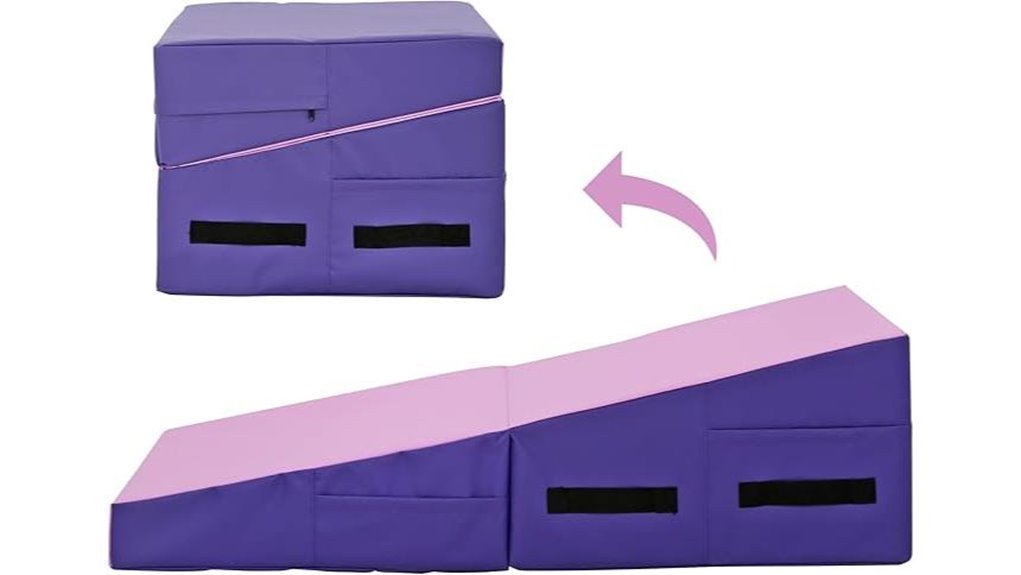 gymnastics mat with handle