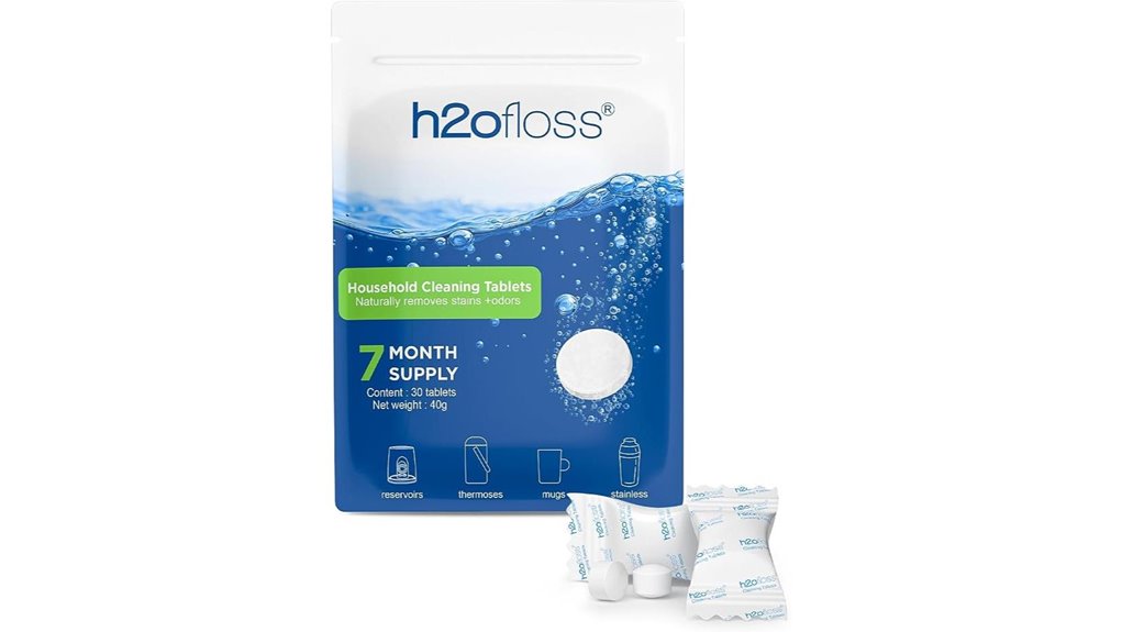 h2ofloss tank cleaning tablets