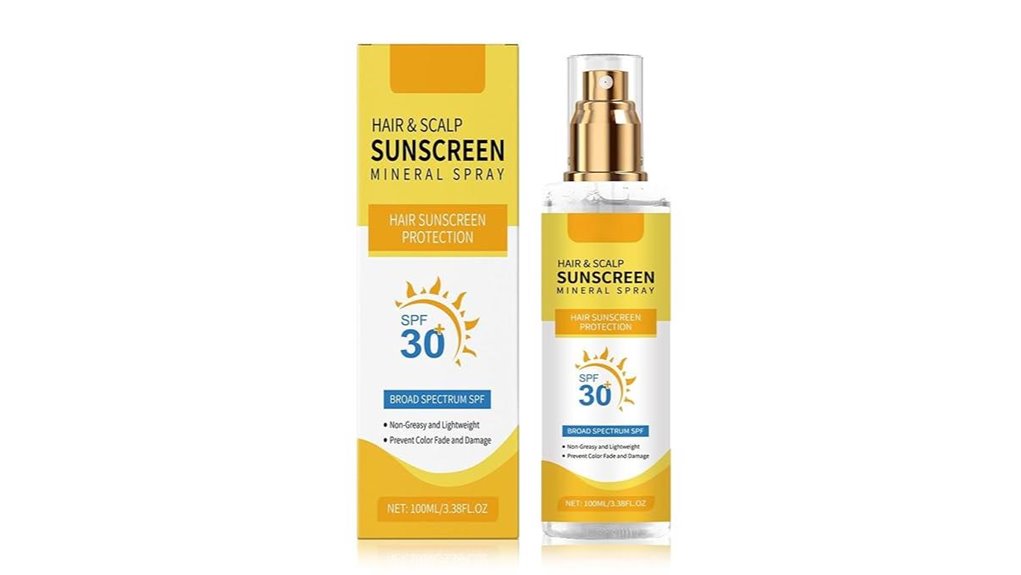 hair scalp color safe sunscreen