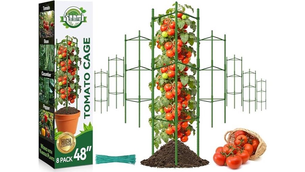 halatool 8 pack tomato cages